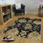 Tapis tissé de qualité supérieure, 5,2 x 7,5 pi, 100% polyester, antibactérien, antidérapant, hauteur des poils de 0,3 po | Lavable à la machine, impression numérique 3D | Parfait pour le salon, la chambre à coucher et le bureau-2028220913