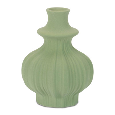 Vase en grès nervuré (ensemble de 4)