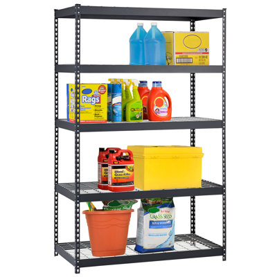 Steel Height -Adjustable Shelving Unit