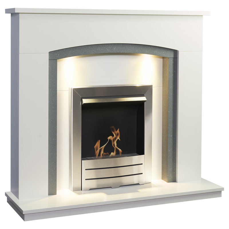 Adam 51 cm W Bio-Ethanol Fireplace with 6000 BTU