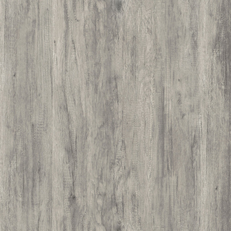 Armoire haute Myerson Grey Driftwood à 2 portes en bois d'ingénierie