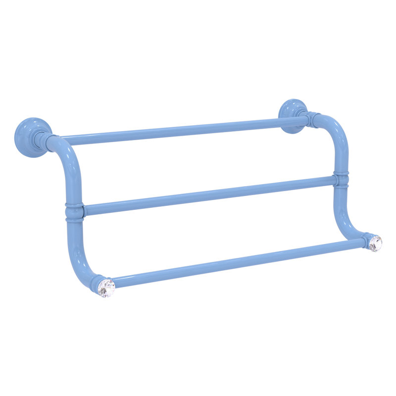 Barre à serviettes murale Carolina, Bleu troll plat