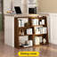  Wooden Extendable Shelf Bookcase - 3-tier Ladder Low Short Bookshelf For Small Space Or Corner, S-431534835-431534847