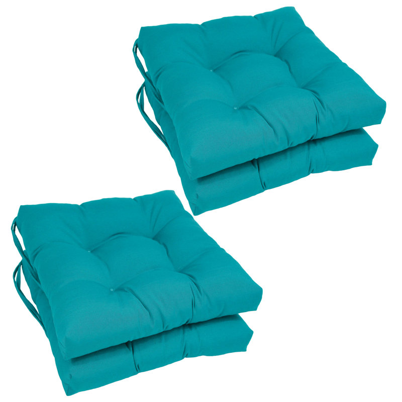 Tangerine Dream Seat Cushion, Aqua Blue