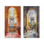 Ensemble de 2 pièces d'art jaune de l'Arc de Triomphe à Paris III-2000136554-2000136531