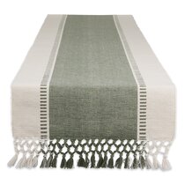 Green-Sage table runner 4m