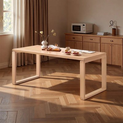 Fashionable and trendy solid wood dining table