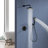 9 Inch Wall Mounted Shower System With Hand Shower Single Handle Complete Shower Faucet Set High Pressure Brass Shower Trim Kit With Rough-In Valve