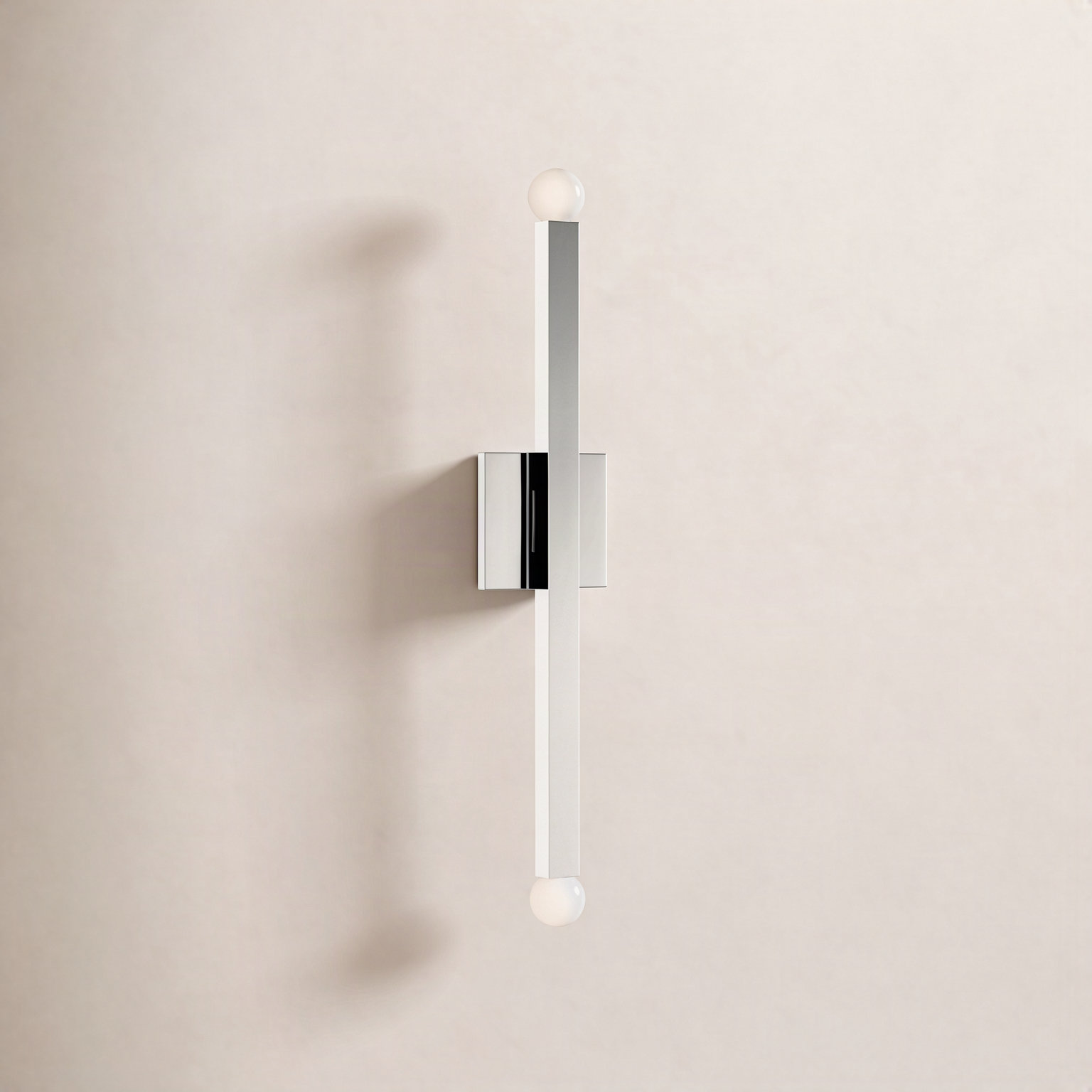 Peary 2-Light Dimmable Wallchiere, Polished Nickel