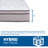 Ravenstein 12" Ultra Plush EuroTop Hybrid Mattress for Motion Isolation & Black-414884186-469520428