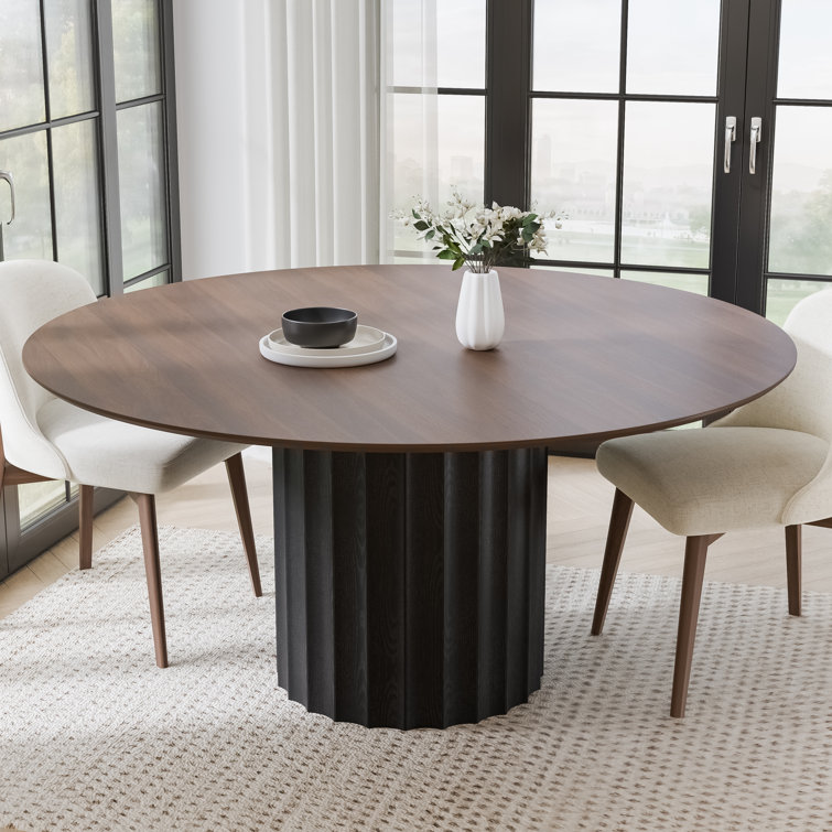 Soild Dining Table Round Kitchen Table