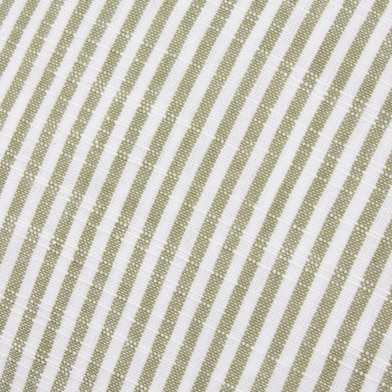 Truro Stripe Striped Square Cushion Cover, Green