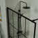 46" X 72" Shower Screen Walk-In Wet-Room Black