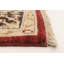 Tapis en laine rouge/noir 5 pi 1 po x 7 pi 10 po one-of-kind à la main-noué la 2010 chobi Aghavni