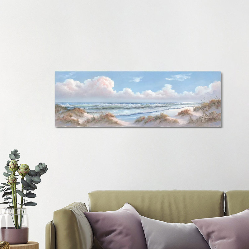 Paysage marin I, H 16 po x l 48 po x P 1,5 po