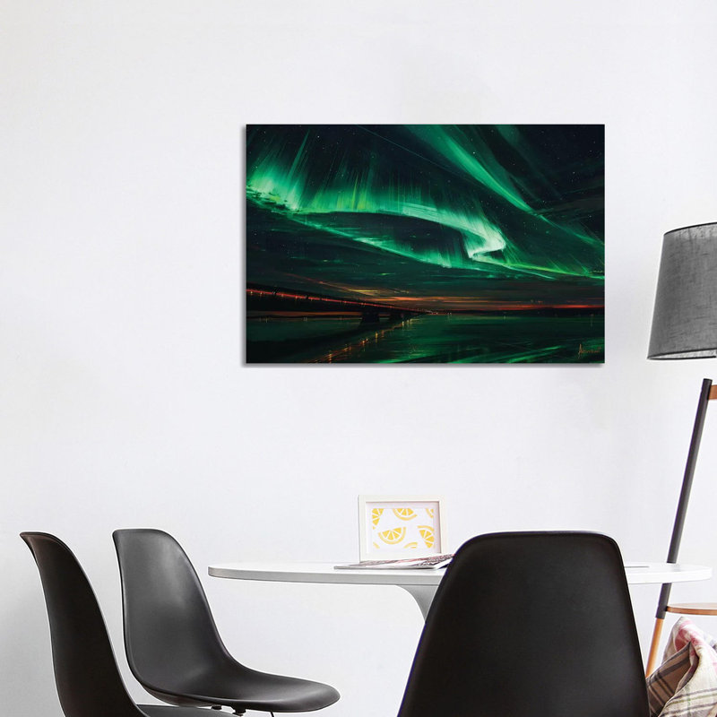Northern Lights by Alena Aenami - Wrapped Canvas Print, 101.6 cm H x 66.04 cm W x 3.175 cm D