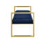 Banc rembourré en velours Khole-997765677