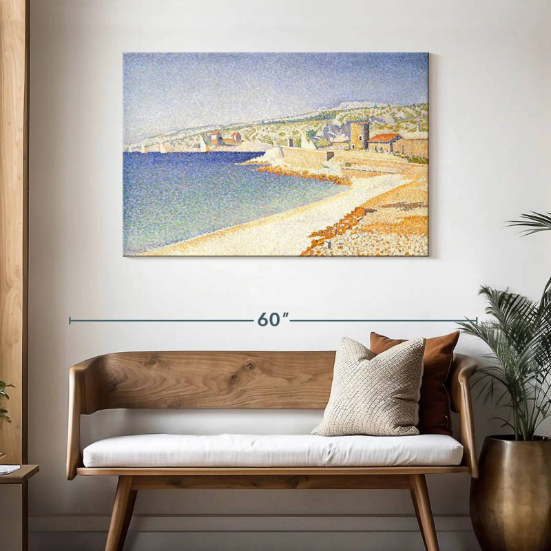 Gillard The Jetty At Cassis Opus 198, H 30 po x l 45 po