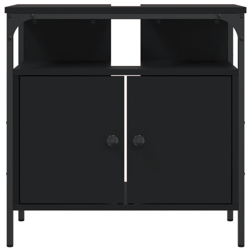 Caistor 60mm Single Bathroom Vanity with Basin, Black