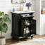 Meuble-lavabo moderne 24 po avec tiroir basculant-483183587