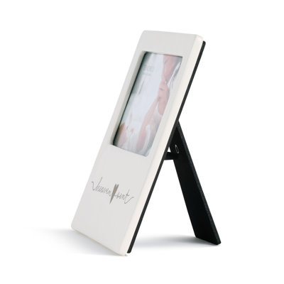 Cream Ceramic Matte Picture Frame with Mat