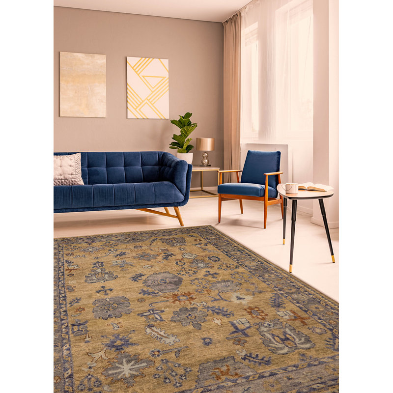 Tapis kaki Jules Serapi 8 pi 11 po x 11 pi 11 po