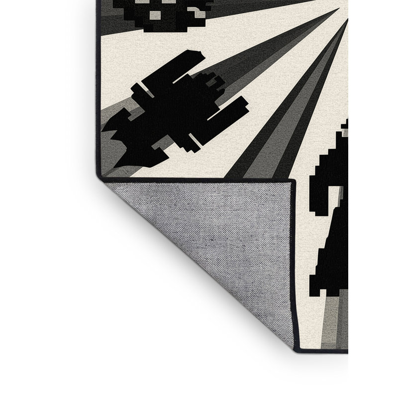 Tapis rétro lavable à la machine Osnat Pixel Art, 4 x 2