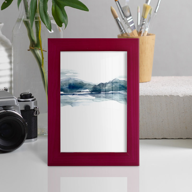 Fraiza Stark Horizon II, reproduction d'art encadrée, Rouge, H 6 po x l 4 po x P 1 po