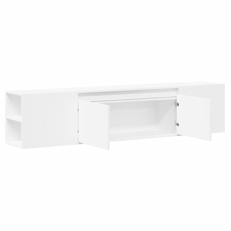 Dalio Unfinished TV Stand for TVs up to 24", Highgloss Sand Grey