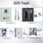 8x4 Ft Outdoor Metal Shed - White & Black. And . Holds Garden Tools Equipment. Tilted Roof Prevents Water Damage. Lockable Door. Equipped With Foundation, Anchors, Hooks, Shelf, Lock Gloves Storage