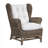 Bullis Upholstered Wingback Chair