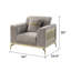 Ensemble de salon 3 pièces Duplessis Taupe-579177979-769942140