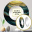 Miroir mural rond en aluminium Lodis