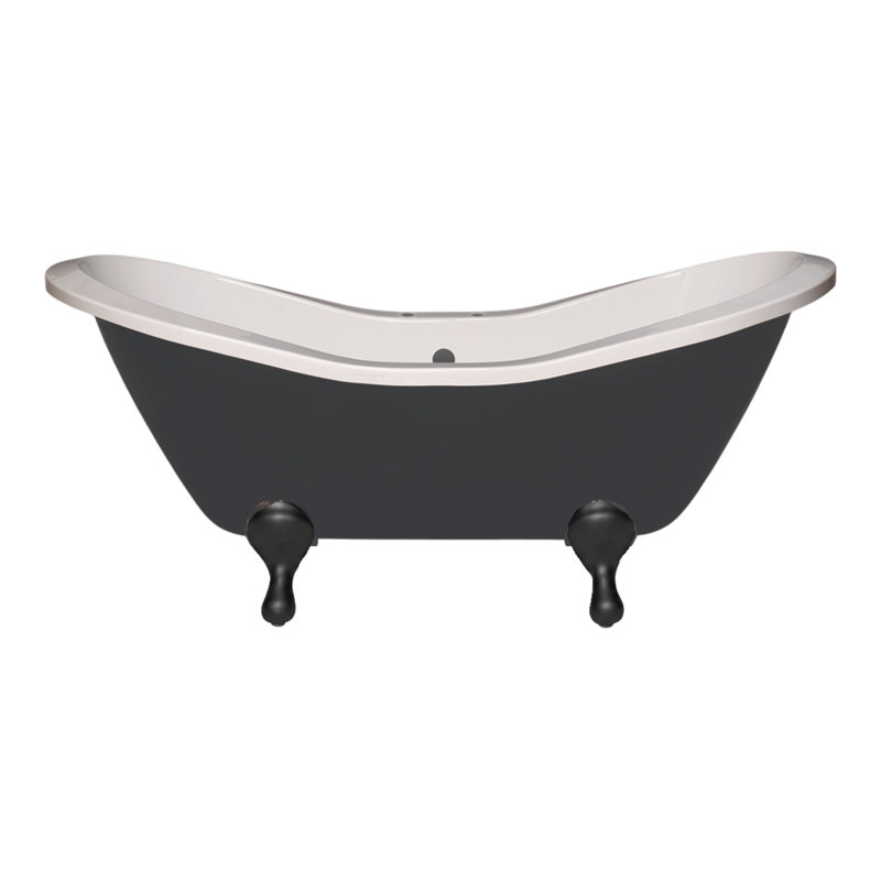 Baignoire à pattes doubles 6 pi Alpine (P1161), Oil Rubbed Bronze