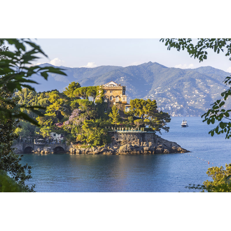 Bay Of Paraggi In Santa Margherita Ligure, Italy by Katatonia82 - Wrapped Canvas Print, 61cm H x 91cm W