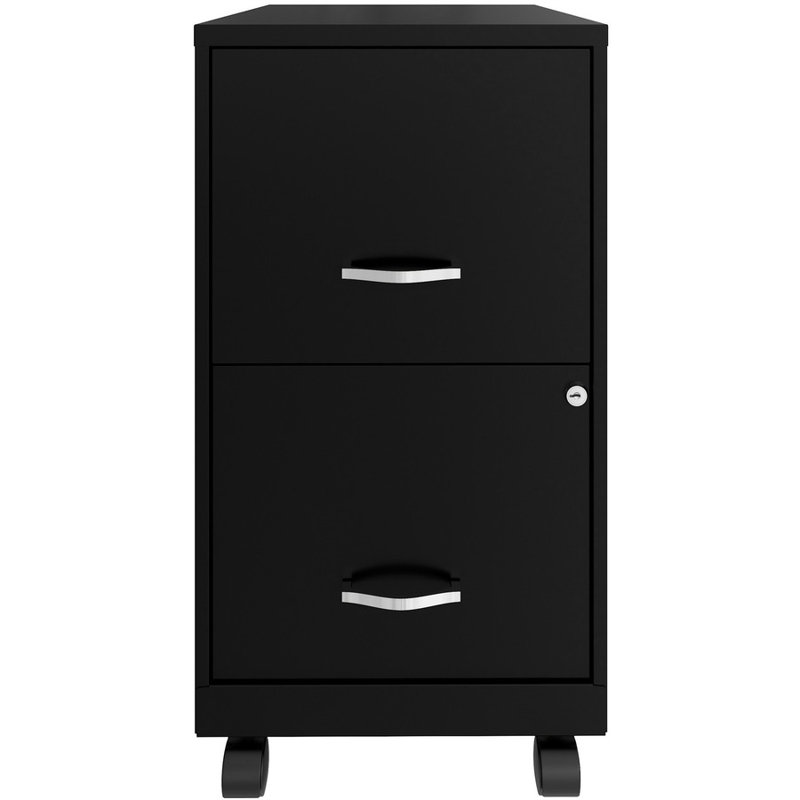 Soho 2-Drawer Mobile File Cabinet with Casters and Lock