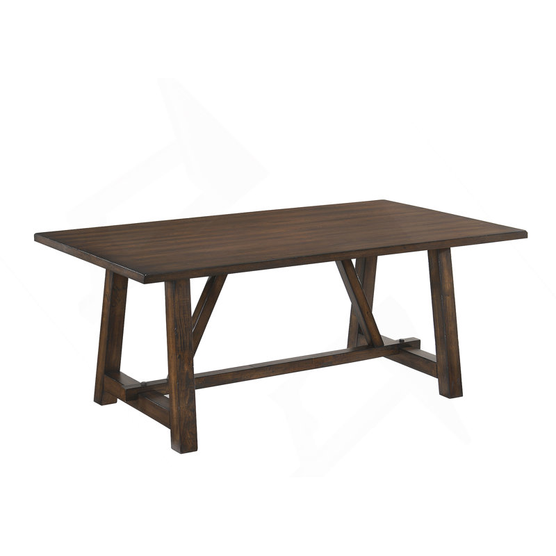 Dark Oak Finish Dining Table