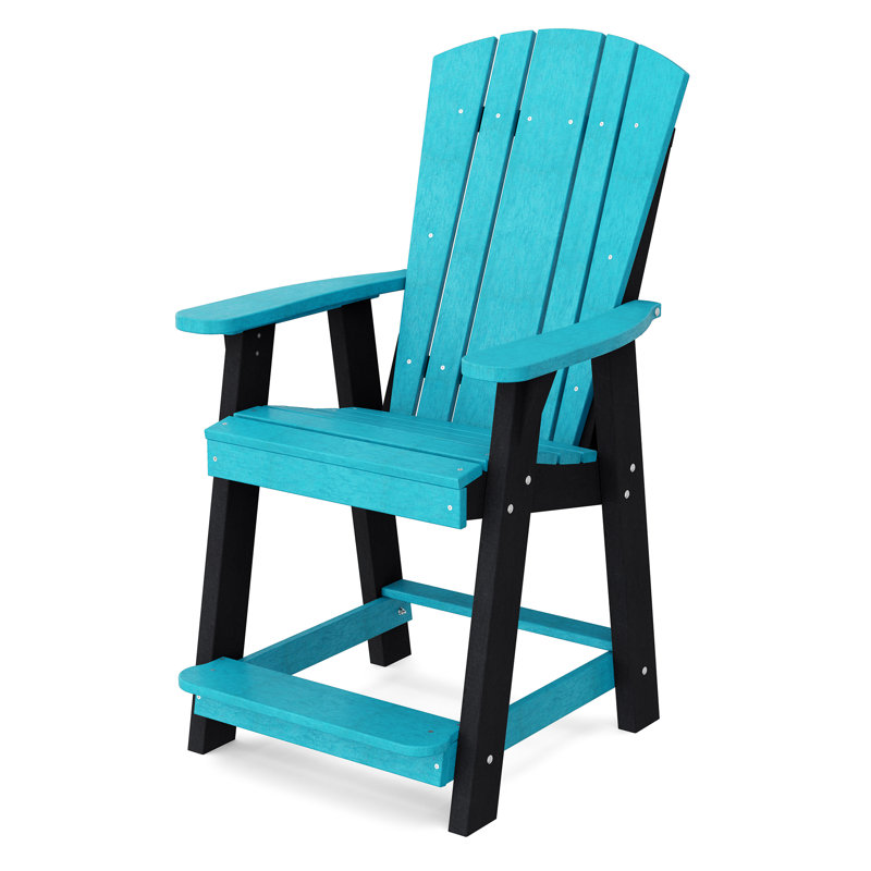 Chaise de balcon Heritage, Bleu Aruba / noir