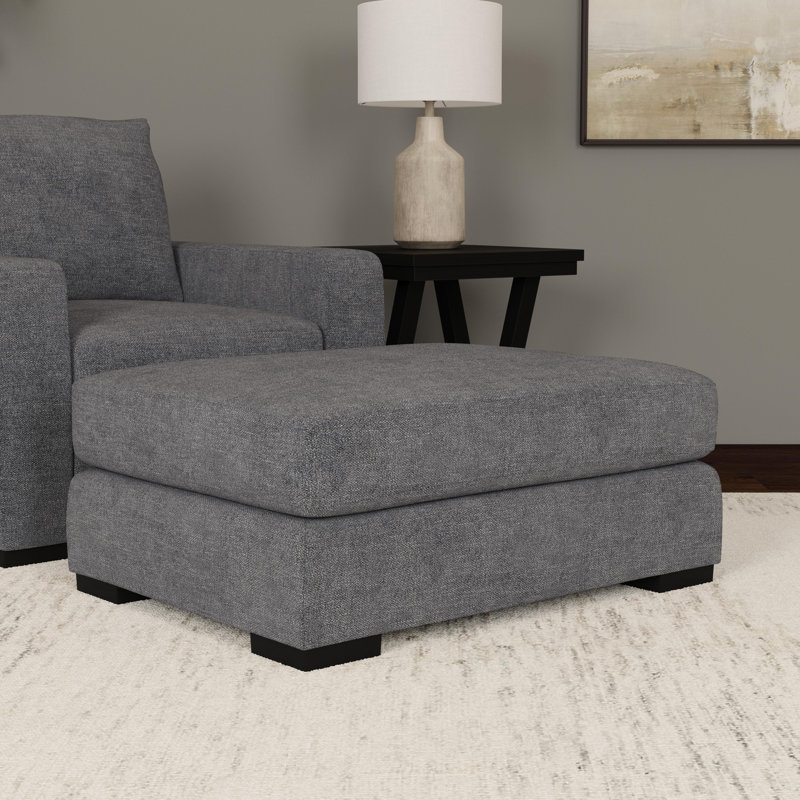 Oliver Chair And Ottoman, Gray