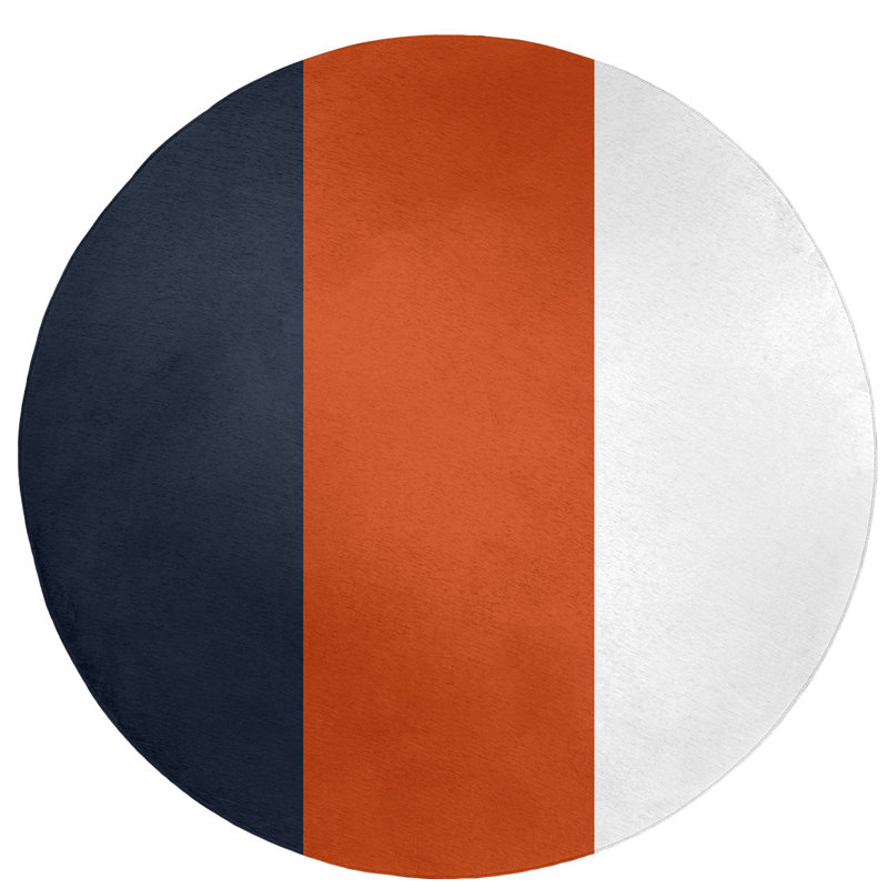 Chenille Indoor Rug, Round 5'
