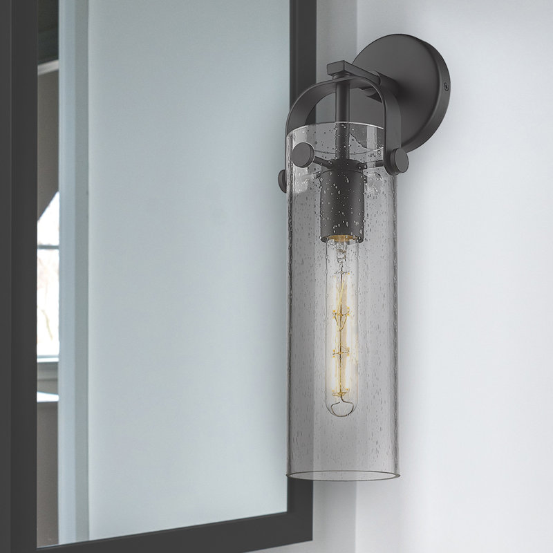 Erie Armed Sconce, Seedy, Matte Black