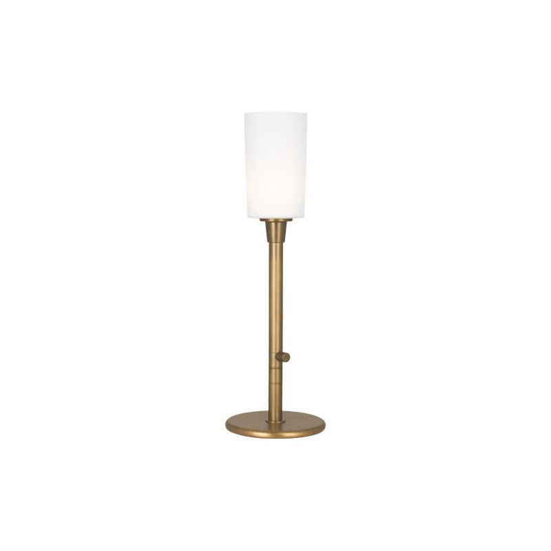 Bandit Buffet Table Lamp, Aged Brass
