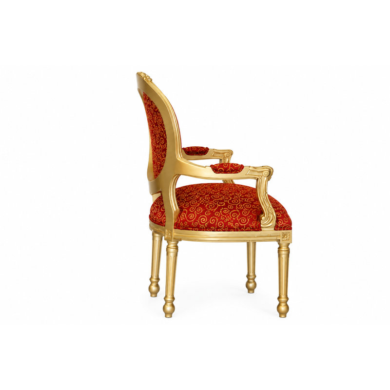 Fauteuil rembourré blanc cassé Gelantipy