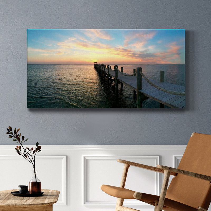 «Dockside», reproduction sur toile tendue, H 24 po x l 12 po x P 1 po