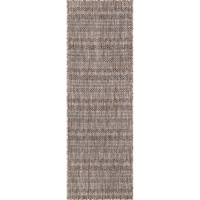 Tapis d'extérieur scintillant brun clair