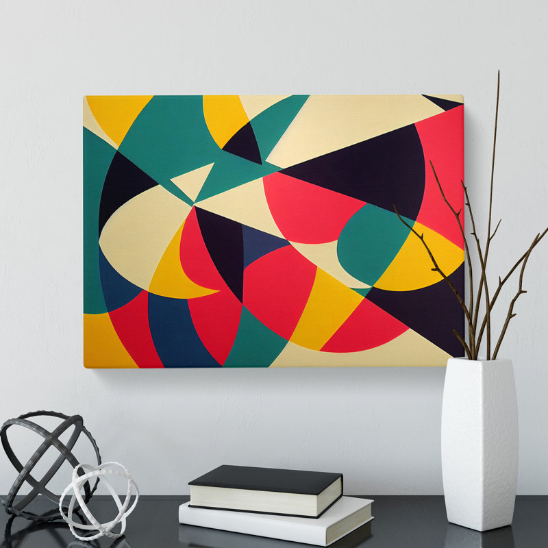 Pleasant Abstract Art - Wrapped Canvas, 50cm H x 76cm W x 3cm D