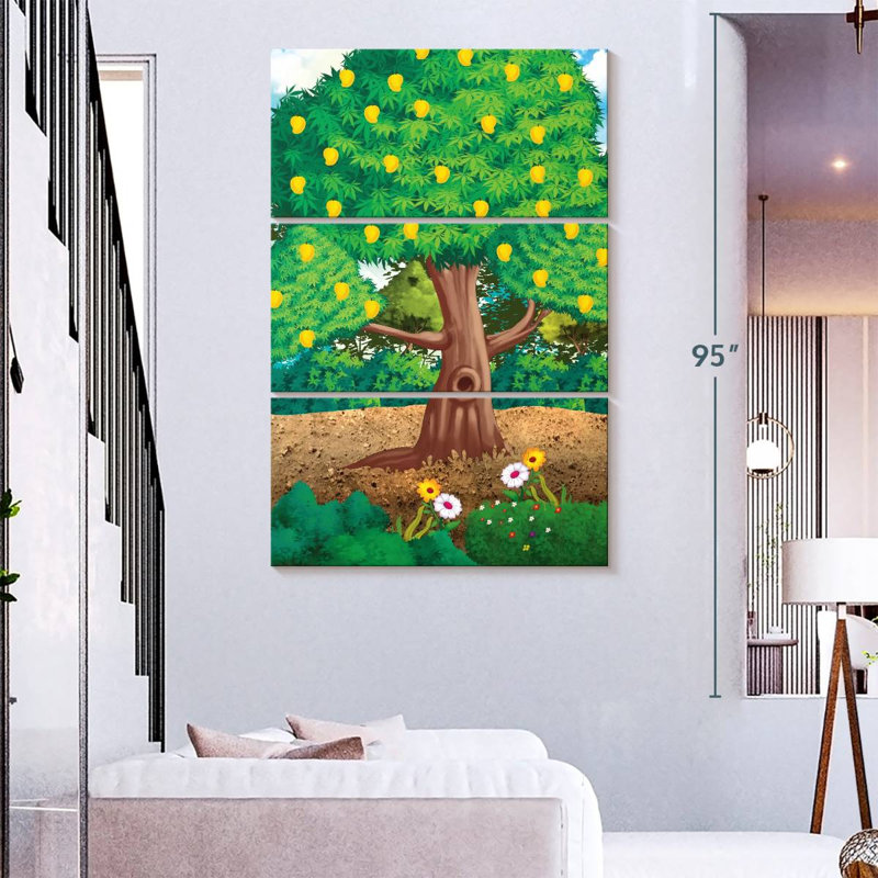 Harnek Mango Tree, 74" H x 48" W