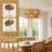 Rattan Chandelier