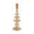 11" H Sculptural Glass Candle Holder-1761298745