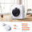 CTT Portable Clothes Dryer 3.5 cu.ft, 110V Laundry Dryer with Stainless Steel Tub, 4 Drying Mode, Portable Dryers for Laundry, Apartments, RVs, Dorms, 1500W